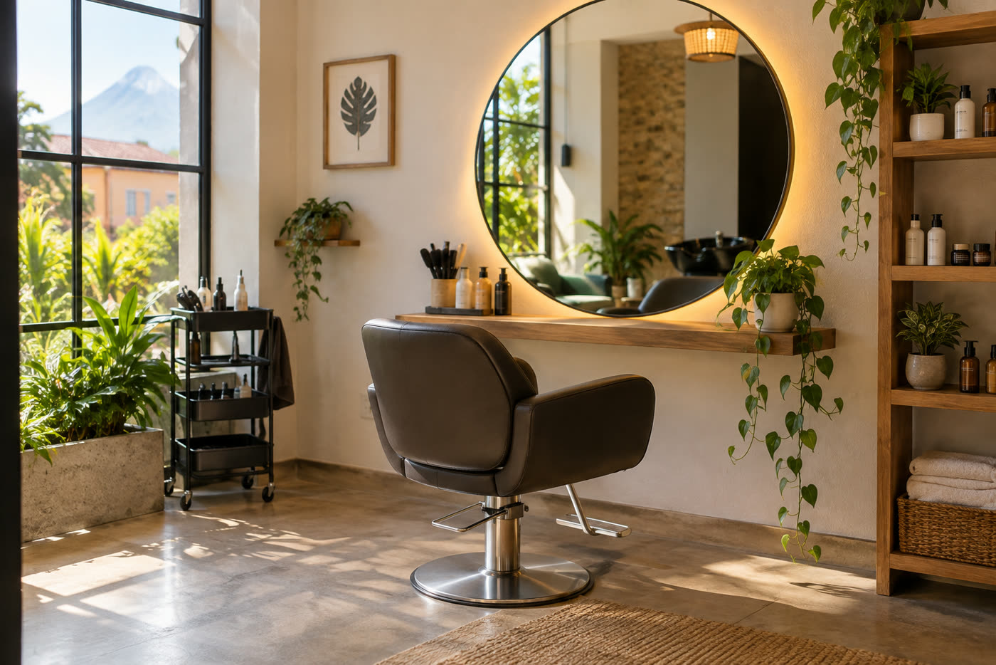 Ejemplo de sitio con SEO para un salón de belleza
